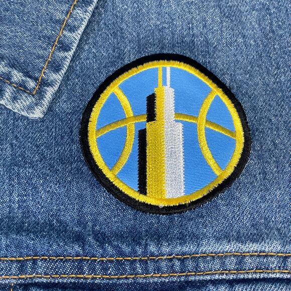 Angel Reece Chicago Sky Fisll Denim Jacket - Picture 4 of 8